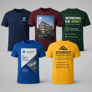 Premium T-Shirts in vielen Farben mit A4- und A3-Druck in Neu-Isenburg